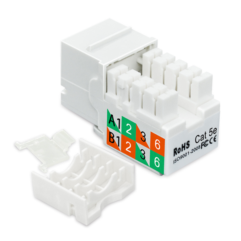 超五類非屏蔽RJ45模塊 （ML-5E-M）