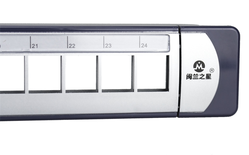 超五類，六類直通式24口空配線架（ML-K-24A)