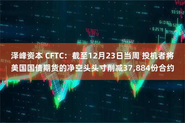 泽峰资本 CFTC：截至12月23日当周 投机者将美国国债期货的净空头头寸削减37,884份合约