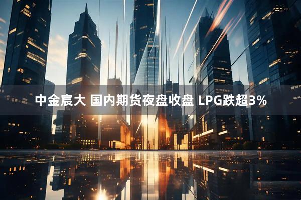 中金宸大 国内期货夜盘收盘 LPG跌超3%